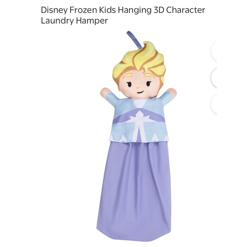 New Disney Frozen Elsa Hanging Hamper Bag Laundry Toys Etc Retired Product